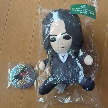 GLAY TAKURO 스와린코 봉제 인형 캔뱃지 세트