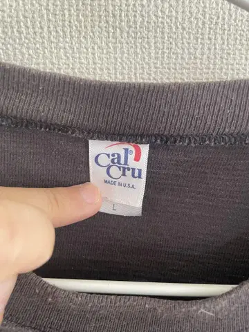 Cal Cru 다크 그레이 티셔츠 L 사이즈