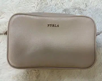 FURLA/훌라 릴리 핑크 베이지 가죽 숄더백 카메라백
