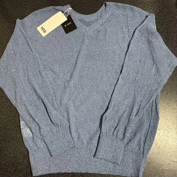 AUL BY MOUSSY 라메 믹스 시스루 긴팔 얇은 소재 니트