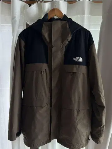 THE NORTH FACE 마운틴 후드티 브라운/블랙