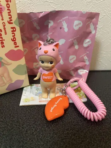 Sonny Angel Kiss Kiss 시리즈 고양이 귀 키링