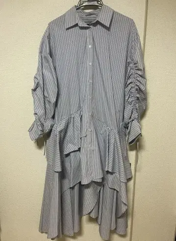 볼륨 이레헴 원피스 스트라이프 snidel