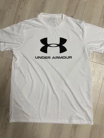 언더아머 화이트 티셔츠 2XL