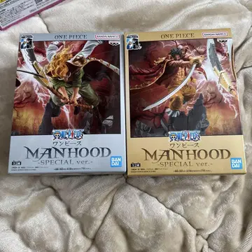 원피스 MANHOOD 로저 흰 수염 피규어 2개 세트