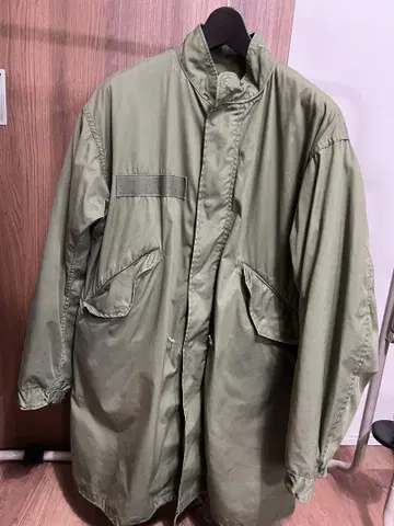 M65 피쉬 테일 후드티 모즈 코트 풀세트 알루미늄 지퍼 XS