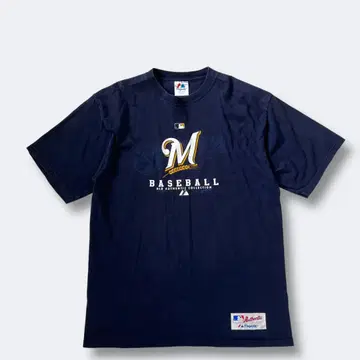00년대 구제 의류 MLB 브루어스 프린트 티셔츠