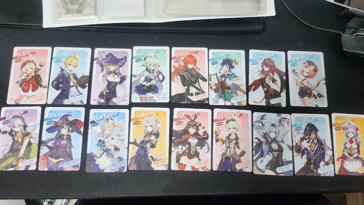 Genshin Impact Cafe Mondstadt photocard, 17 types in bulk