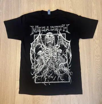 MEGADETH 메가데스 2023 재팬 투어 티셔츠 블랙 M