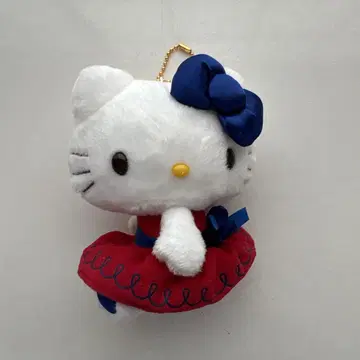 헬로키티 빨간 드레스 키링
