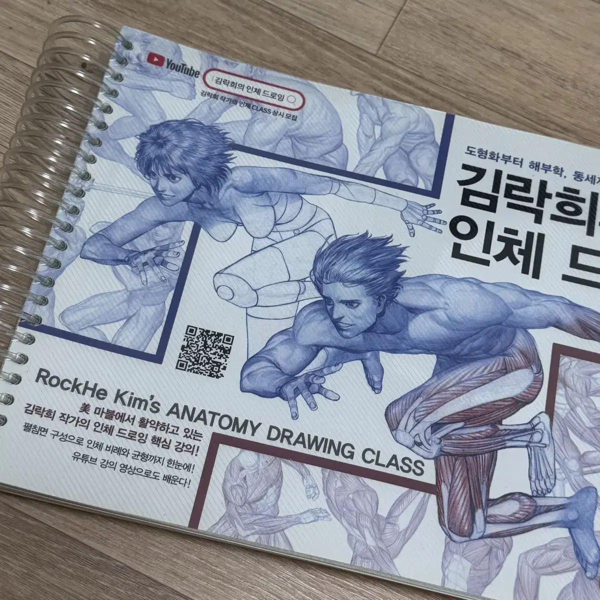 Kim Rak-hee's Human Body Drawing (Spiral Binding)