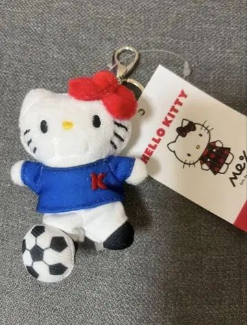 새상품 st 로리즈팜 토이 키링 축구 키티 Hello kitty