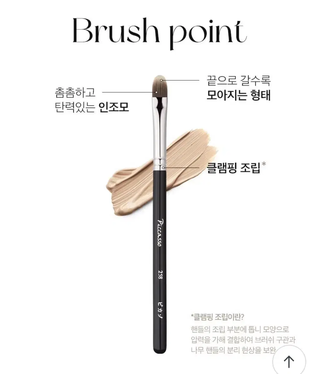 New) Picasso 258 Concealer Brush