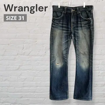 랭글러 Wrangler 청바지 부츠 컷 데님 데미지 가공 [31]