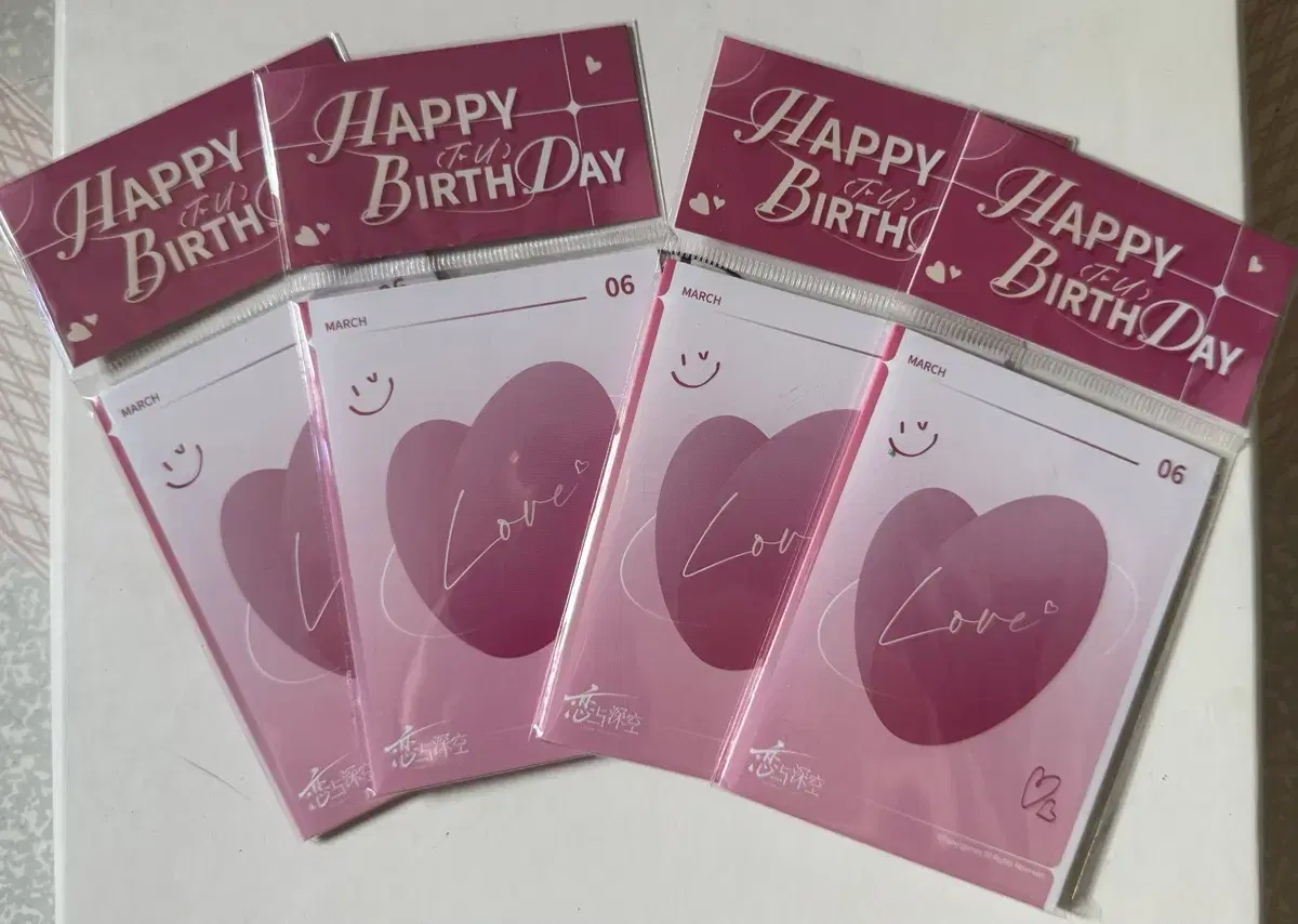 Love and Deepspace Giwook 24th Birthday Polaroid Chinese Official Goods WTS