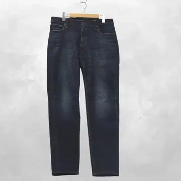 빅 존 캐럿 레그 지퍼 플라이 5P 테이퍼드 데님 팬츠 32