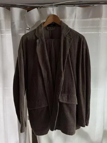 브라운 코듀로이 셋업