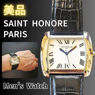 SAINT HONORE 남성용 손목시계 실버/블랙