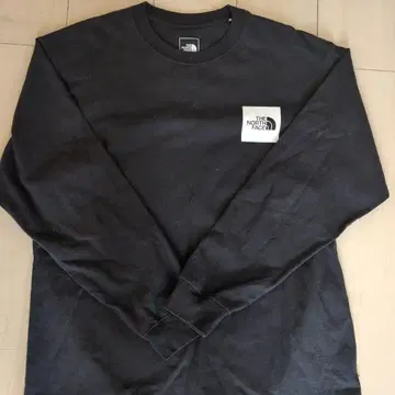 THE NORTH FACE 블랙 긴팔 티셔츠 XL