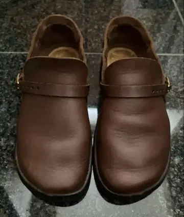 오로라 신발 미들 영어 브라운 22.5cm