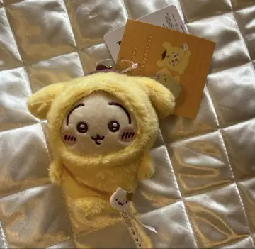 치이카와 산리오 토끼 폼폼푸딩 마스코트 콜라보 새상품 봉제 인형
