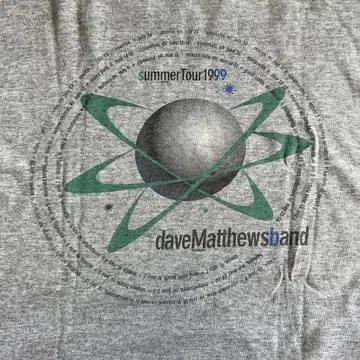 USA제 90년대 데이브 매튜스 밴드 투어 티셔츠