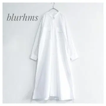 새상품급 blurhms 샴브레이 오피서 드레스 화이트