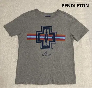 PENDLETON 펜들턴 네이티브 무늬 프린트 티셔츠 반팔 남성용 M
