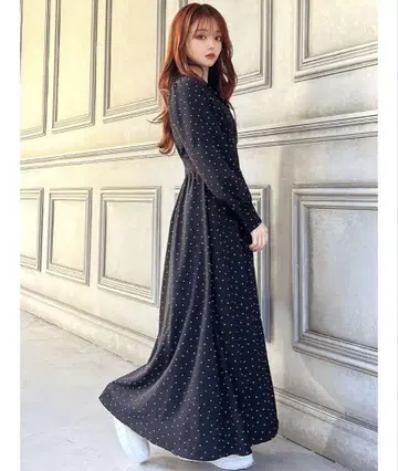 RESEXXY 오픈 카라 코르셋 셔츠 원피스 블랙 검정