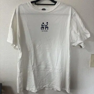 TATOO STUDIO YAMADA 픽토그램 T-shirt 화이트