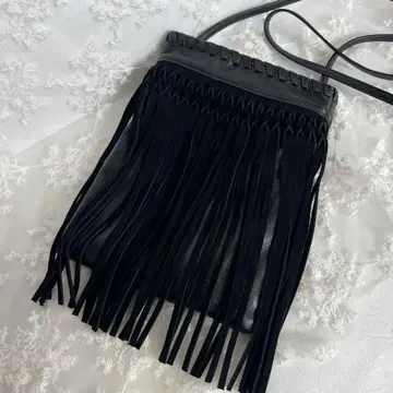 moussy 프린지 블랙