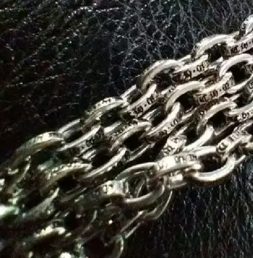 새상품 약 60cm 페이퍼 체인 silver925