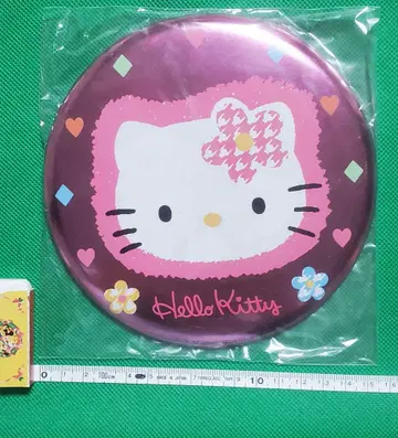 미개봉 새상품 카오하나 키티 점보 캔 배치 직경 15cm