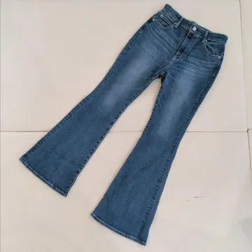 moussy 부츠 컷 데님 데님 블루 L