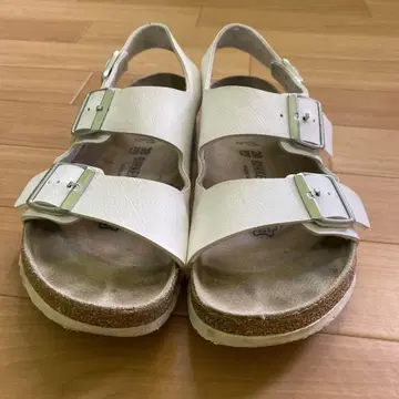 BIRKENSTOCK 버켄스탁 밀라노 WHITE 39 25cm