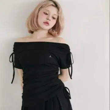 안드마리 Riny 오프숄더 세트 블랙