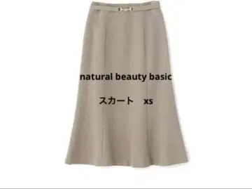 NATURAL BEAUTY BASIC 비트 스커트 XS