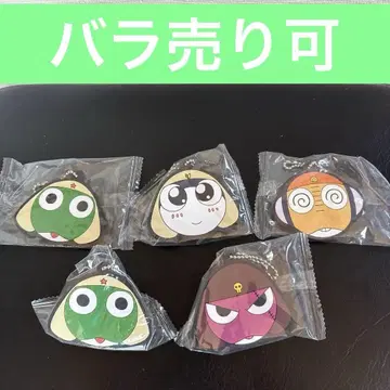 개구리 중사 케로로 제일복권 J상 러버 참 5개 세트