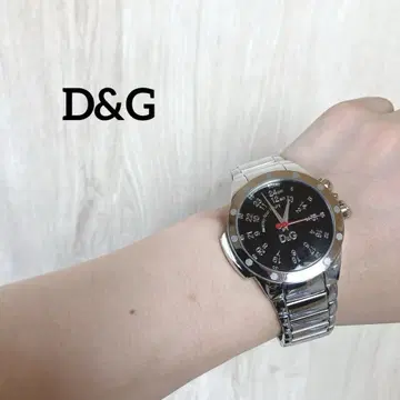 D&G DW0569 잭 쿼츠 블랙 다이얼 손목시계