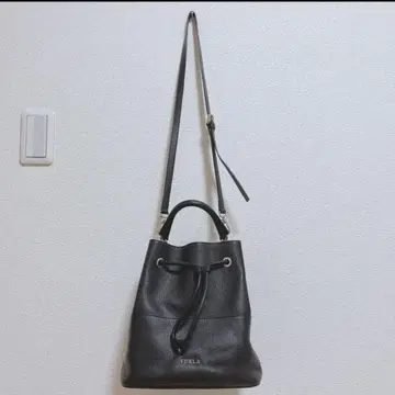 새상품급! FURLA 훌라 복조리 숄더백 블랙