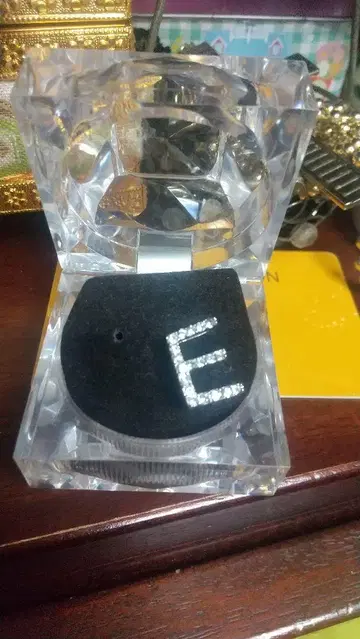 초레어 EMINEM(E)형 크리스탈 귀걸이(한쪽 귀용) shadyBBOY