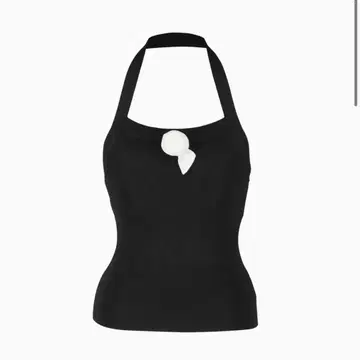 bibiy. ROSETTE TANK TOP 블랙 미사용 새상품