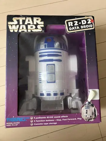 STAR WARS R2-D2 DATA DROID 카세트 플레이어 미개봉
