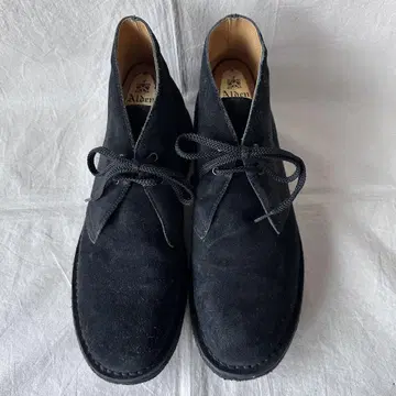 블랙 스웨이드 처카 부츠 크레이프솔 26.5cm