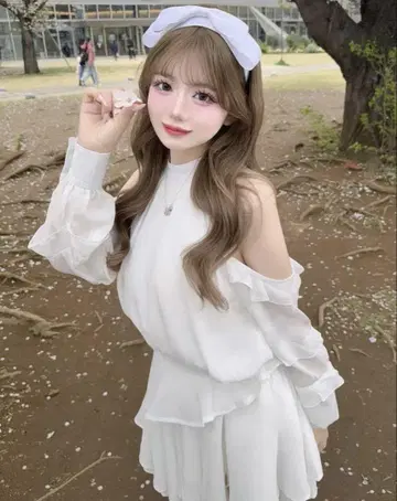 Darich 다리치 볼륨 쉬폰 미니 원피스