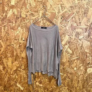 AZUL by moussy 긴팔 티셔츠 니트 티셔츠 레이온 S