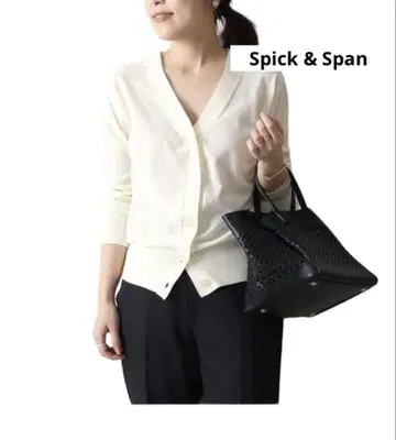Spick & Span ICE TOUCH COTTON V 가디건