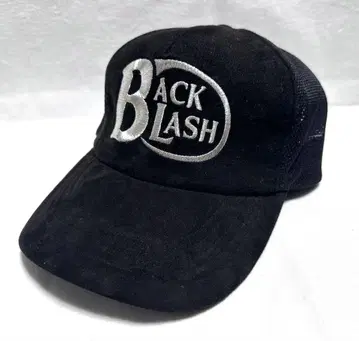 새상품 BACKLASH 캥거루 스웨이드 자수 메쉬 캡/백 러쉬 모자