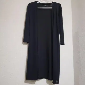 사리아 롱 가디건 블랙
