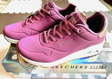 새상품 SKECHERS STREET 우노 스니커즈 모브